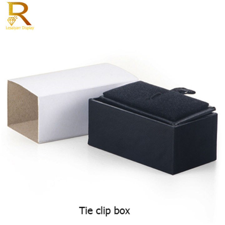 Wholeslae%20Men's%20Cufflinks%20Packaging%20Box%20Black%20Leatherette%20Organizer%20Jewelry%20Cuff%20Links%20Storage%20Case%20Christmas%20Gift%20Casket%20-%20Image%203