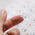Simple 365 Days Payment Stick Account Notebook Sticker Full Year Calendar Sticker Index Tab Reminder Sticker Decor Stationery. 