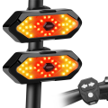 2Piece Bike Taillight Horn USB Rechargeable Remote Control Turn Signal Bike Tail Light with Turn Signals. 