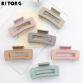 Hair Volume Large Frosted Grip Square Clip Simple Elegant Hair Clip Big Head Updo Shark Clip Hair Accessories Ornament. 