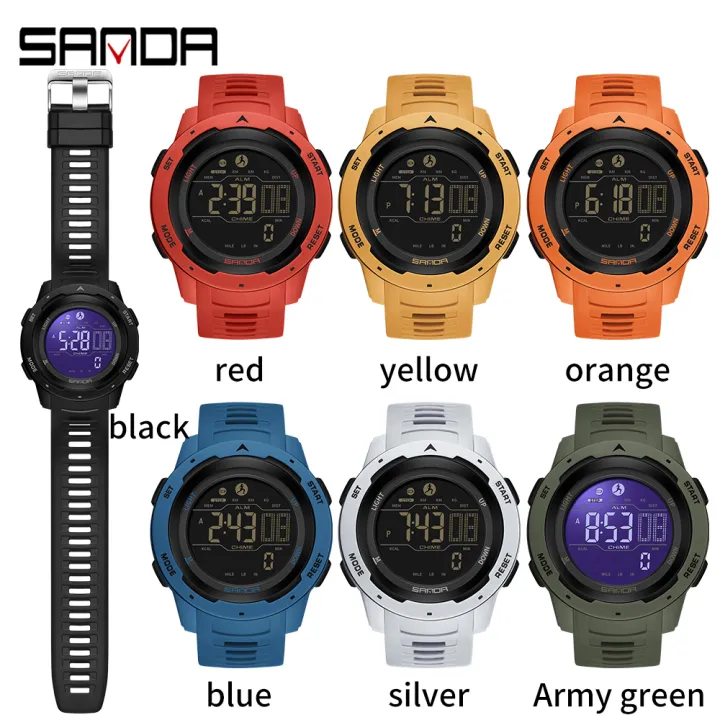 Sanda%20men%20watches%20sports%20pedometer%20calories%2050m%20waterproof%20LED%20digital%20watch%20wristwatch%20Relogio%20Masculino%202145%20-%20Image%208