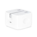 Apple 20W USB-C Power Adapter Folding pins (New Pack) - White (Model -A2344)- White.