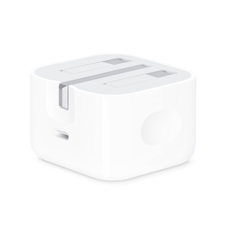 Apple%2020W%20USB-C%20Power%20Adapter%20A2344%203%20Pin%20Fast%20Charger%20Type-C%20Folding%20Pins%20for%20iPhone%2015,%2016,%2017,%20iPad%2012%20Months%20Warranty%20-%20Image%205