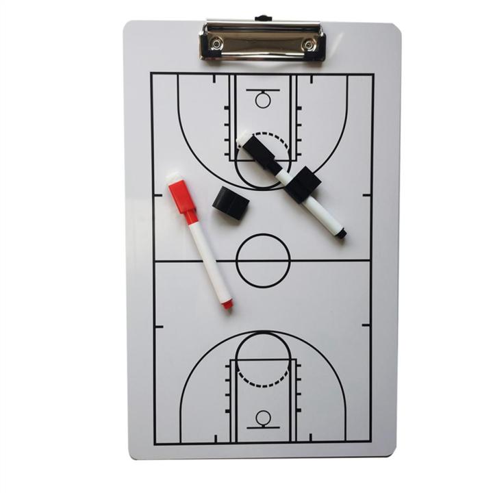 Dry Erase Coaching Board Basketball Guidance Board Double Sided Design Strategy Board Whiteboard for Basketball