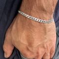 Men's Stainless Steel Chain Bracelet.