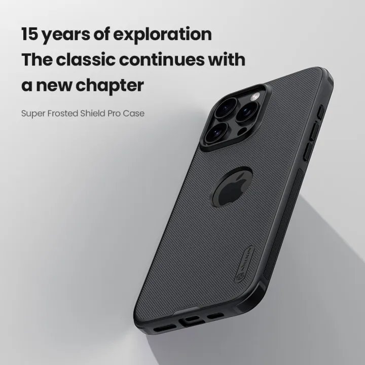 Nillkin%20(%20iPhone%2016%20Pro%20Max%206.9"%20)%20Super%20Frosted%20Shield%20Pro%20Matte%20cover%20case%20for%20Apple%20iPhone%2016%20Pro%20Max%206.9"%20(with%20LOGO%20cut)%20-%20Black%20-%20Image%204