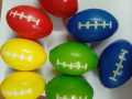 Rugby sponge ball to decompress and decompress hand-held pinch ball toy elastic American and British style -1pcs. 