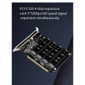 Hard Disk Expansion Card PCI-E16X Slot to 4 NVME Solid State Drive. 