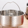 Stainless Steel Steamer Basket Steamer for Instant Cooker with Handle Pressure Cooker Rice Steamer. 