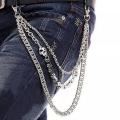 Punk Waist Chain Belt Silver Trousers Chain for Men Jeans Belt Chain for Pants Cool Metal Rock Chain Hiphop Summer Jewelry Man. 