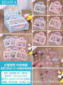 Zemu SZ137 portable model with 3 pieces of 30 in box transparent stickers, Ficino jelly ink ledger stickers.