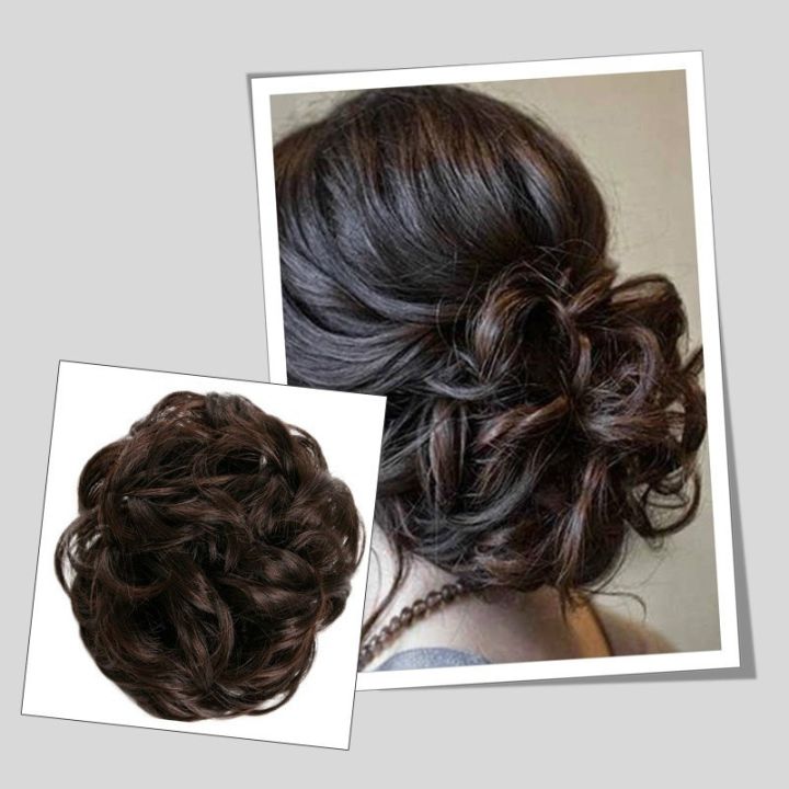 Messy%20Hair%20Bun%20Hair%20Scrunchies%20Extension%20Curly%20Wavy%20Messy%20Synthetic%20Chignon%20for%20Women%20Hairpiece%20-%20Image%206