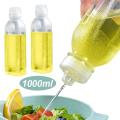 1000ML Squeeze Seasoning Bottles Screaming Oil Control Bottle High Temperature Oil Resistance Soy Multifunction Sauce Oil Bottle.