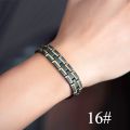 Women Men Health Therapy Magnetic Bracelet Power 4 in1 Negative Ions Germanium Stainless Steel Bangles Dropshipping / Wholesale.