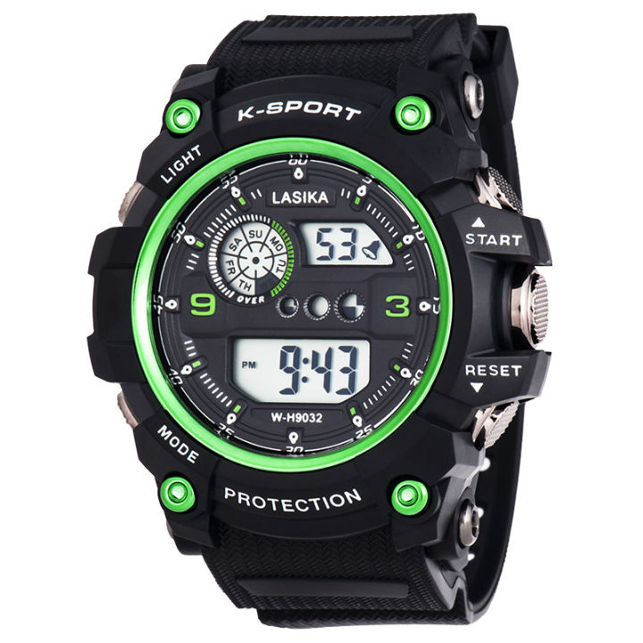 Lasika W-H9032/9028 Digital 100% Waterproof Watch / Waterproof Digital Watch, Lazyika W-H9032 Digital Silicone Watch - Watch For Men - Watch - ঘড়ি