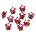 St.kunkka 4pcs/Set 18.7x19.5mm Fantasy Color Star Shaped Bead Acrylic Loose Spacer Beads For DIY Jewelry Making. 
