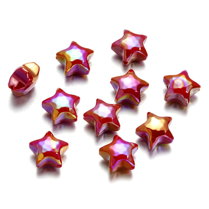 St.kunkka%204pcs/Set%2018.7x19.5mm%20Fantasy%20Color%20Star%20Shaped%20Bead%20Acrylic%20Loose%20Spacer%20Beads%20For%20DIY%20Jewelry%20Making%20-%20Image%204