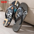 Letter Chile flip-flops men's summer anti-slip wear-resistant wear clip foot sports fashion home indoor beach slippers.