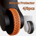New 4PCS Luggage Wheels Protector Silicone Wheels Caster Shoes Travel Luggage Suitcase Reduce Noise Wheels Cover Accessories.