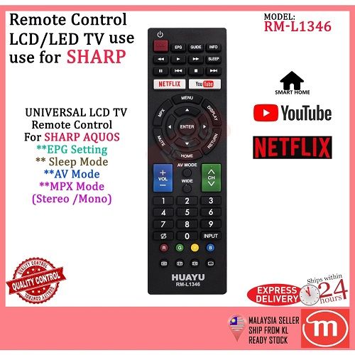 Sharp%20TV%20Remote%20Control%20Sharp%20TV%20Universal%20Remote%20Control%20Sharp%20LCD%20LED%20TV%20Remote%20Control%20-%20Image%202