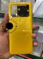 Replacement Backshell With Side Frame Panel for Xiaomi Poco M4 Pro 5G Battery Back Door Housing Cover With Middle Frame and Camera lens.