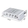 Nax 12V 400 Watt 2.1Channel Car Stereo Amplifier Speaker Class A / B Amp. 