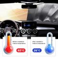 Foldable Car Front Windshield Sun Shade UV Ray Reflector Auto Front Window Sun Shade Visor UV Protection Universal Car Window Sunshades.