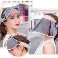 Womens Anti-UV Wide Brim Visor Cap Beach Adjustable Sun Protection Hat Outdoor. 