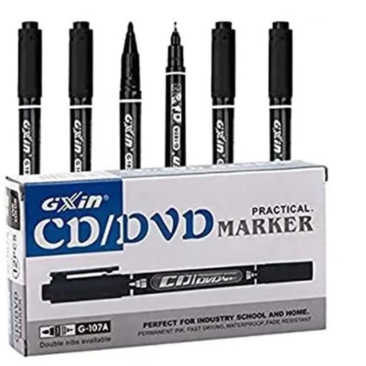 Gixin%20CD/DVD/OHP%20Marker%20Pen%20-%20Black%20(2pcs)%20-%20Image%203