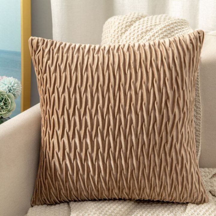 Pure%20Color%20Velvet%20Plaid%20Pillowcase%20Home%20Living%20Room%20Bedroom%20Sofa%20Pillow%20Case%20Plush%20Cushion%20Cover%20Home%20Decor%20Pillow%20Cover%2045cm%20-%20Image%205