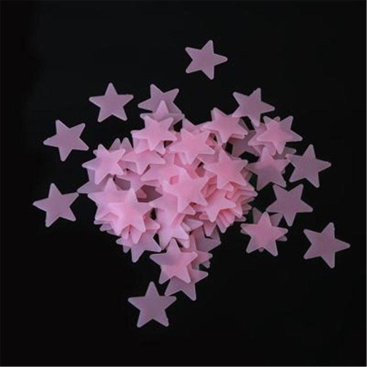 Night Glow Fluorescent Pink Stars with Glue Dots - 25 pcs pack | Daraz ...