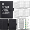 100 Envelope Challenge Binder, A5 Binder,Budget Book with Cash Envelopes,100 Envelopes Saving Challenge to Save 5,050 Durable Easy Install Easy to Use.