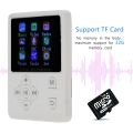 【Exclusive】 Thin Lightweight Portable Color Screen HiFi MP3 MP4 Music Player USB2.0 Button. 