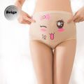 High Waist Maternity Panties Adjustable Cotton Pregnancy Briefs Pregnant Women Underwear Plus Maternity Belly Support Underpants. 