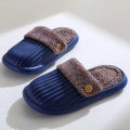 Men Winter Slippers Women Simple Fur Shoes For House Fluffy Slides Couples Keep Warm Plush Slipper Bedroom Cotton Shoe Plus Size. 