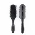 1pc Black Detangling Hair brush 9rows slicked-back pompadour Detangle Hair comb hairdressing salon styling tools long handle. 