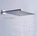 8" Head & 16" Arm Full Shower Set / SS Rain Shower Full Set  Stainless Steel. 