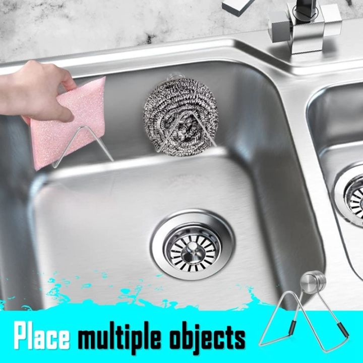 JOUYI%20Magnetic%20Sponge%20Holder%20for%20Kitchen%20Sink%20Caddy%20Stainless%20Steel%20No%20Drilling%20with%20Adhesives%20Waterproof%20Kitchen%20Accessories%20-%20Image%206