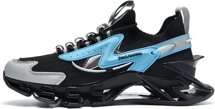 Atom Spring Edge Alpha Men Textured Sneakers Mens Running Shoes Athletic Walking Blade Tennis Shoes Mesh Workout Casual Shoes Fashion Sneakers