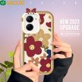 UCUC for Realme C33 Back Cover Art Flowers Monster Lens Phone Case Thin Hard Drop Resistant Protective Cover for Girls. 