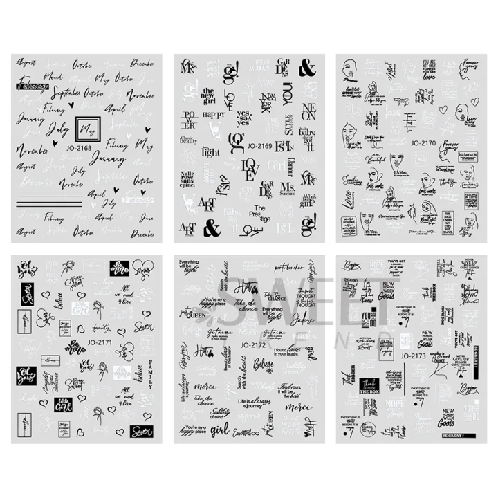 ABC%20Word%20Black%20Letters%20Nail%20Sticker%20for%203D%20Nails%20Art%20Decorations%20Design%20Sliders%20Abstract%20Face%20Decals%20Foil%20Manicure%20Accessories%20-%20Image%203