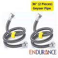 36 Inches 2PC Geyser hose Pipe for Geyser. 