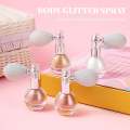 Highlighter Powder Spray High Gloss Glitter Powder Spray Shimmer Sparkle Powder Makeup for Face Body-1PCS. 
