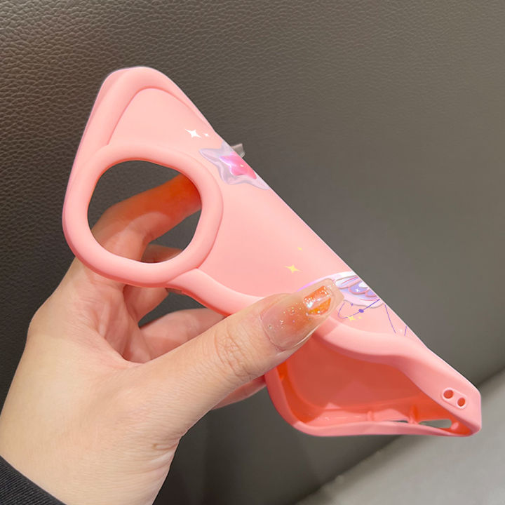 Hontinga%20for%20Redmi%20Note%2013%204G%20Back%20Cover%20Pink%20Butterfly%20Pattern%20Luxury%20Phone%20Cover%20Soft%20Silicone%20Macaron%20Wave%20Mobile%20Case%20-%20Image%204