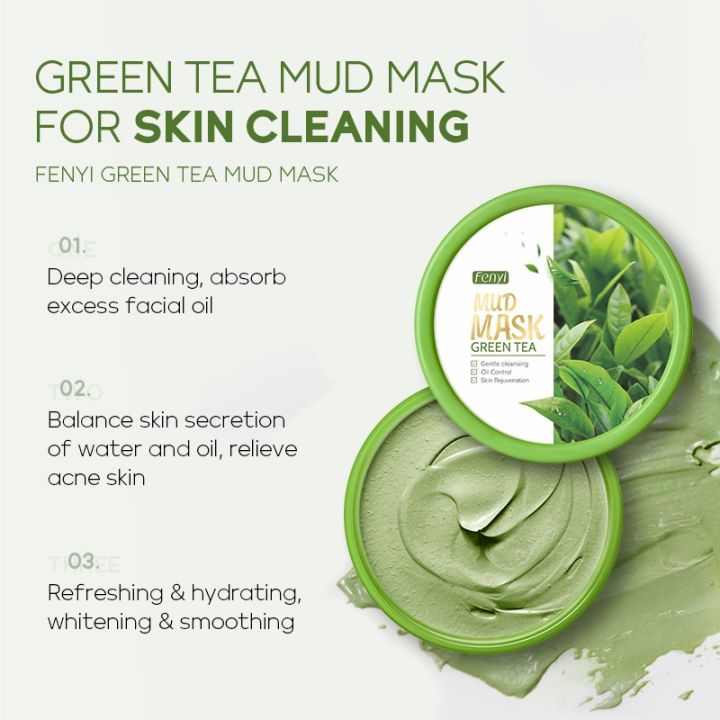Fenyi%20Green%20Tea%20(Mud%20Mask/Face%20Wash/Toner)%20Skin%20Care%20Set%203pcs%20-%20Image%202