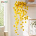Artificial Hanging Vines Plant 7 Feet Long Decorative Flower Leaf Garland – Fake Hanging Vine for Home Wall Balcony Garden Office Party Event Decoration. 