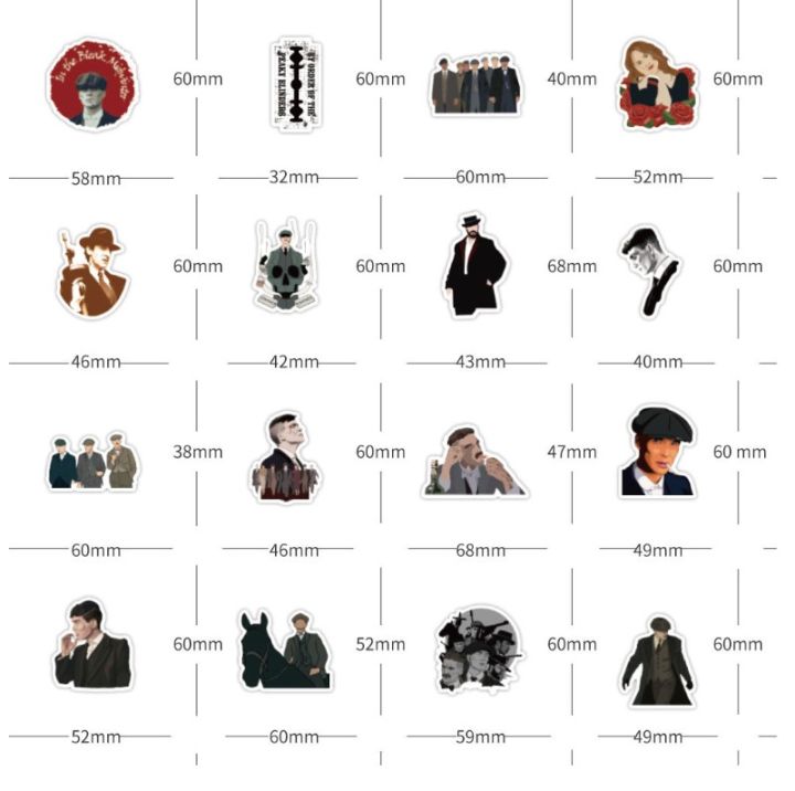 (50Pcs/Pack)%20Peaky%20Blinders%20PVC%20Waterproof%20Stickers%20For%20Phone%20Guiter%20Luggage%20Skateboard%20Laptop%20-%20Image%205