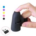 GM306 Mini Wireless Finger Ring Mouse Rechargeable USB Flexible Laser Mice 2.4Ghz Pocket Mouse For PC Computer. 