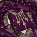 Weightless Georgette Computer Embroidery Work Three-Piece Salwar Kameez For Women - Versatile for Any Season and Occasion.