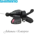 Shimano SL-M310 3x8-Speed Bike Shifters Left & Right Pair - High-Quality Bicycle Gear Levers.